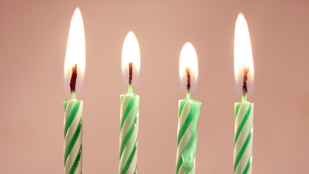 Birthday candles for GDPR