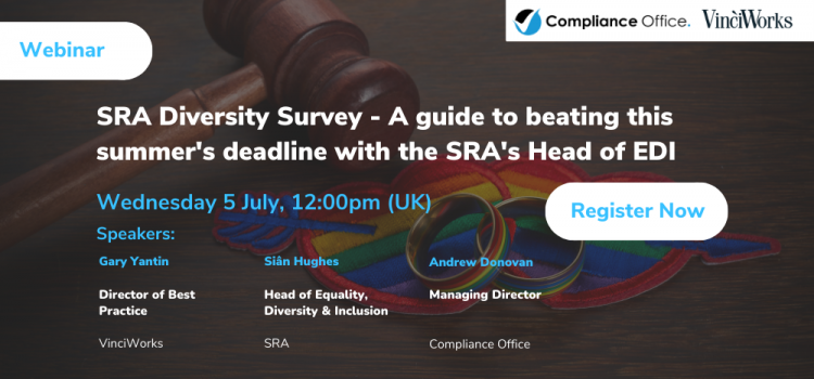 Upcoming webinar: SRA’s Diversity Survey – A guide to beating this summer’s deadline with the SRA’s Head of EDI