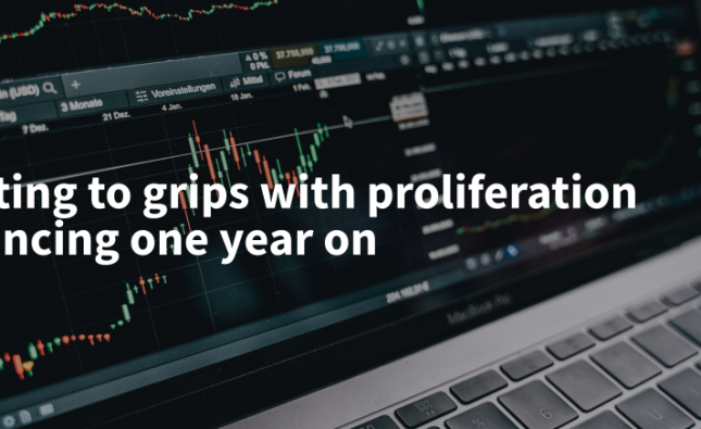 On-demand webinar: Getting to grips with proliferation financing one year on