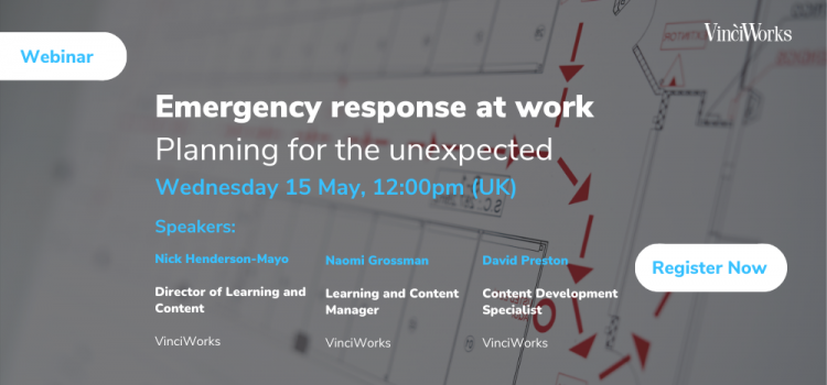 Upcoming webinar: Emergency response at work – Planning for the unexpected