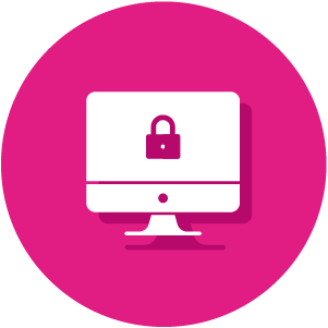 Cyber security course icon