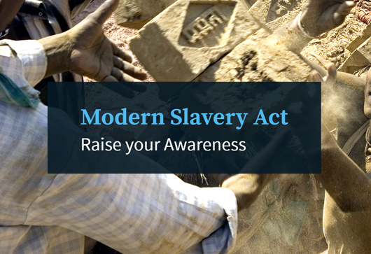 Raise your awareness modern slavery course banner