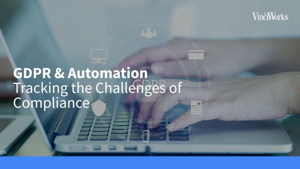 
				 GDPR and automation Webinar