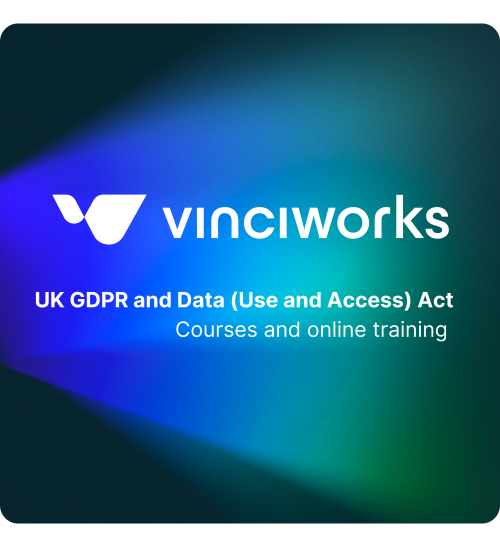 GDPR and DUAA training - VinciWorks